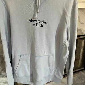 Light Blue Abercrombie and Fitch hoodie